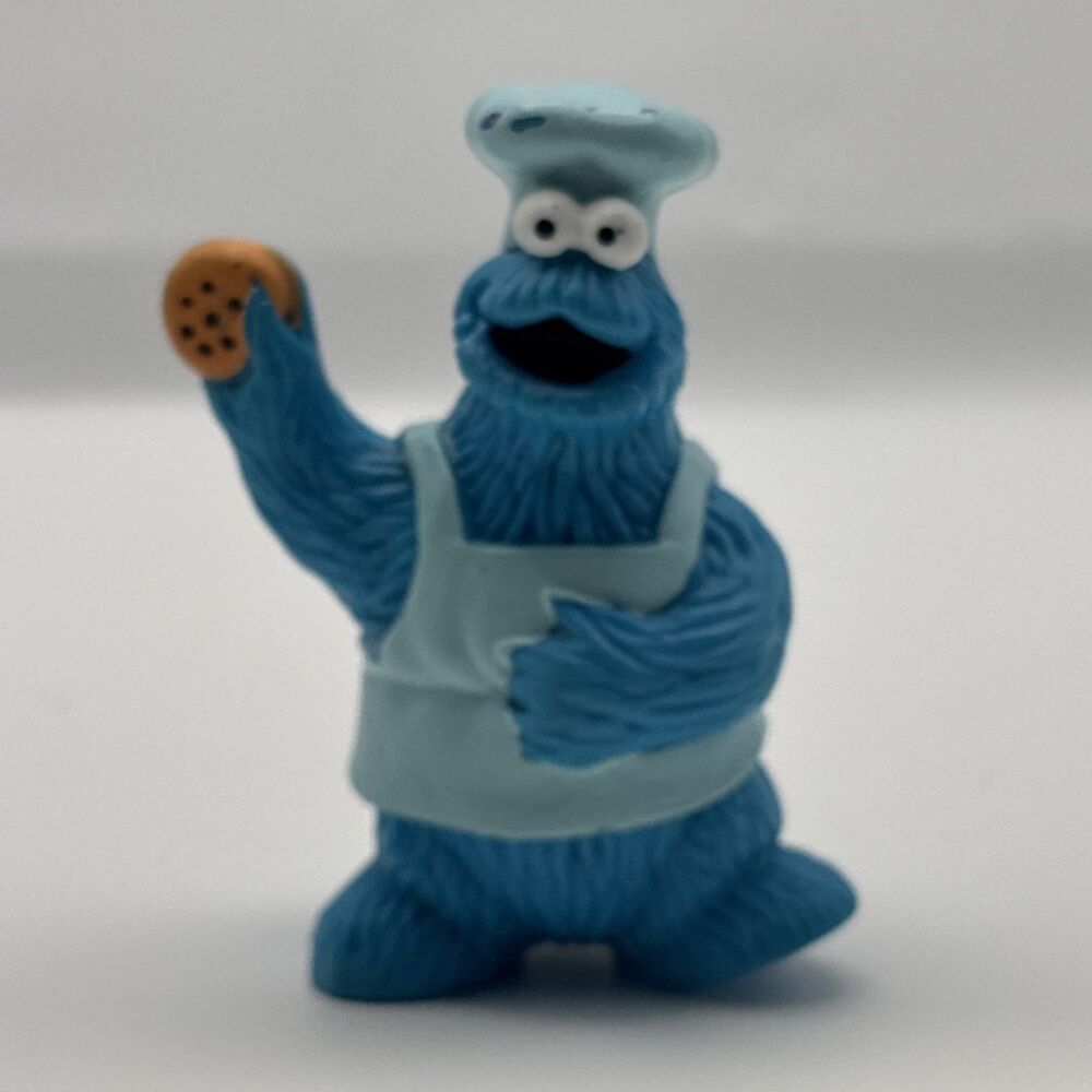 Vintage SESAME STREET Cookie Monster Cake Topper BAKER MUPPETS TARA TOY Co